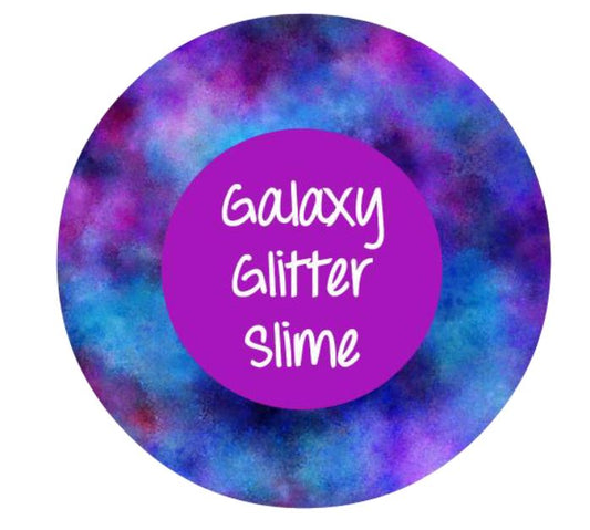Galaxy Slime Jar Label