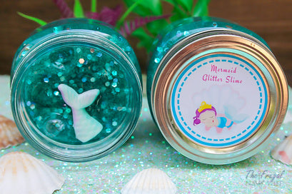 Mermaid Slime Jar Label